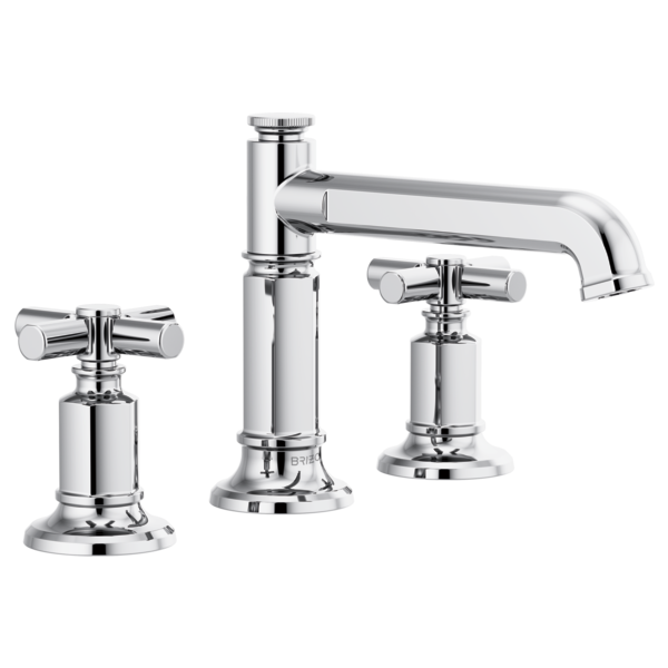 INVARI™ Widespread Lavatory Faucet With Column Spout - Less Handles-related