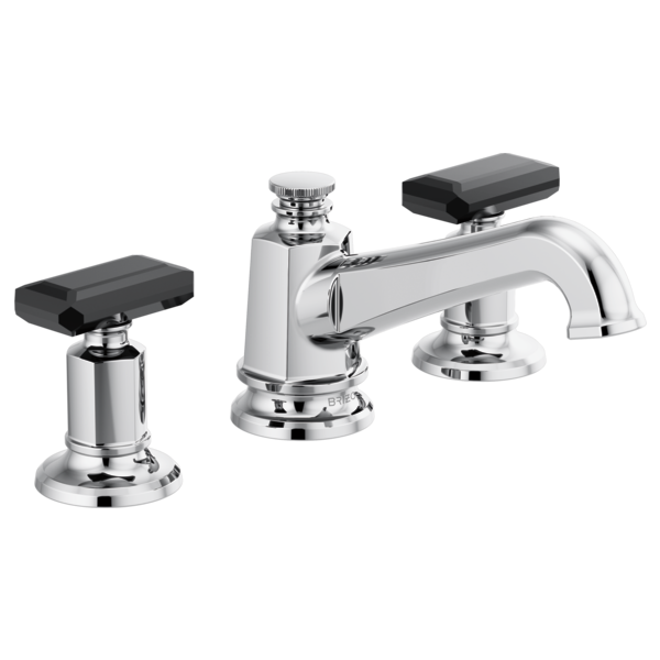INVARI™ Widespread Lavatory Faucet With Angled Spout - Less Handles-related