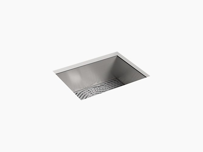 Ludington®24" x 18-5/16" x 9-7/16" Undermount single-bowl kitchen sink with accessories-related