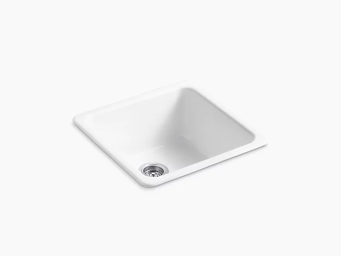 Iron/Tones®20-7/8" x 20-7/8" x 10" Top-mount/undermount single-bowl kitchen sink K-6587-0-related