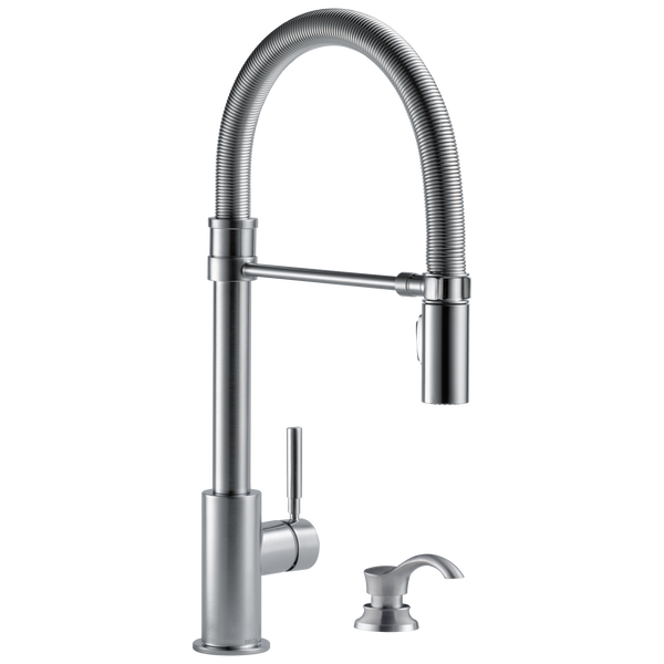Trask™ Commercial Single-Handle Pull-Down Kitchen Faucet In Arctic Stainless MODEL#: 18933-ARSD-DST-related