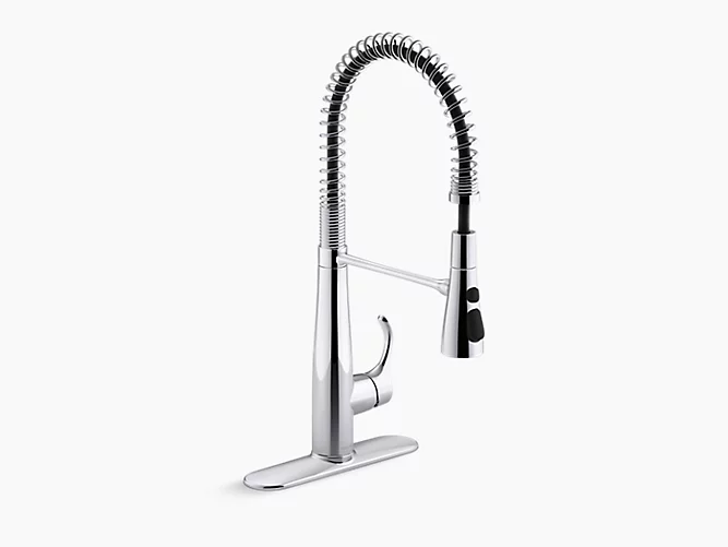 Simplice®Single-handle semi-professional kitchen sink faucet K-22033-CP-product-view