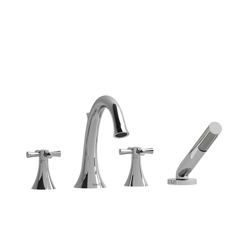 EDGE - ED12+ 4-PIECE DECK-MOUNT TUB FILLER WITH HAND SHOWER-related