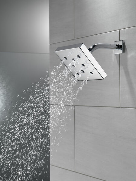 H2Okinetic® Single-Setting Metal Raincan Shower Head In Chrome MODEL#: 52171-0-large