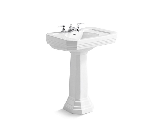 PEDESTAL SINK, 27" FOR TOWN by Kallista P72041-00-0-product-view