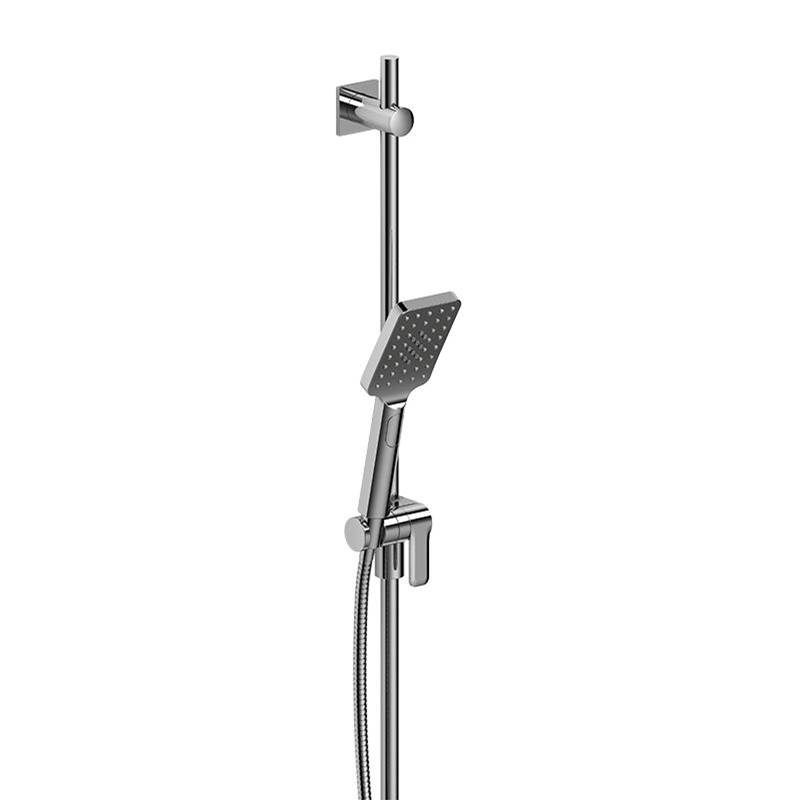 Handshower Set With 36'' Slide Bar and 4-Function Handshower-shop