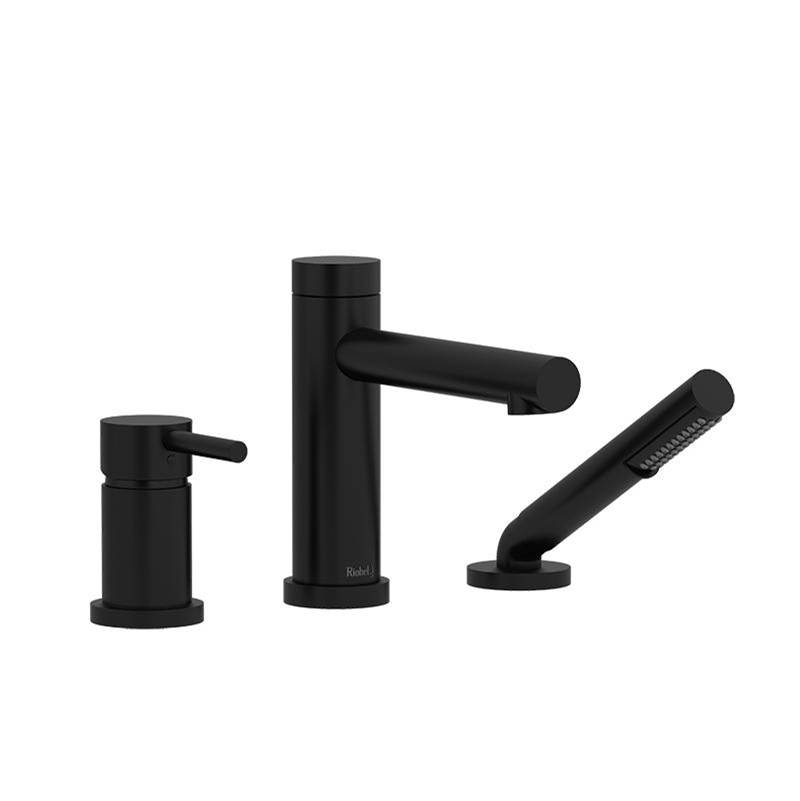 3-piece Type P (pressure balance) deck-mount tub filler with hand shower trim-related