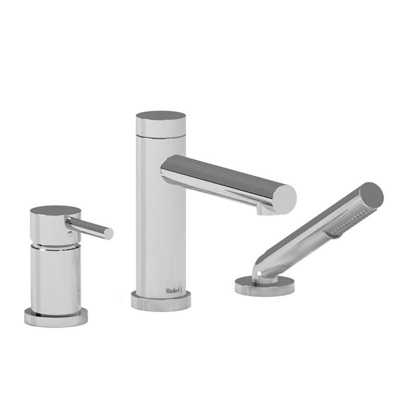 3-piece Type P (pressure balance) deck-mount tub filler with hand shower trim-related
