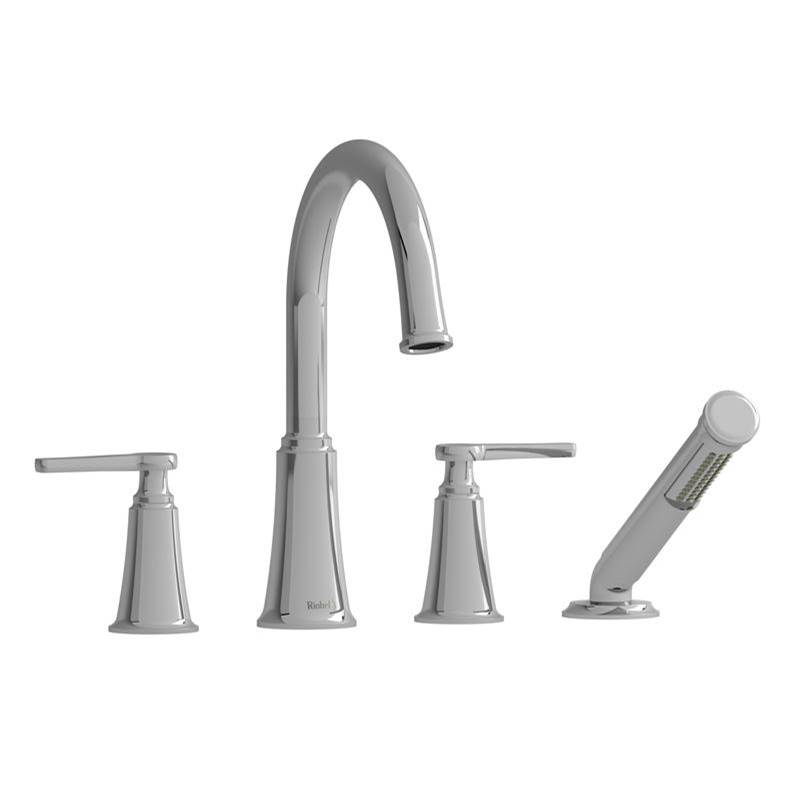Momenti™ 4-Hole Deck Mount Tub Filler With C-Spout-shop
