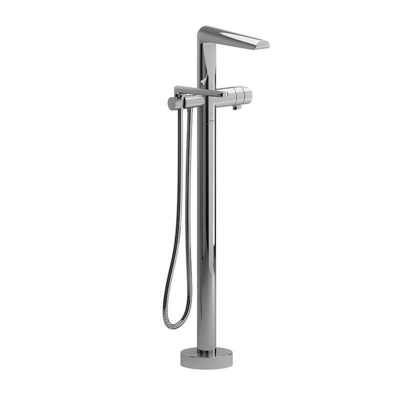 Parabola™ Thermostatic Single Hole Floor Mount Tub Filler Trim-shop