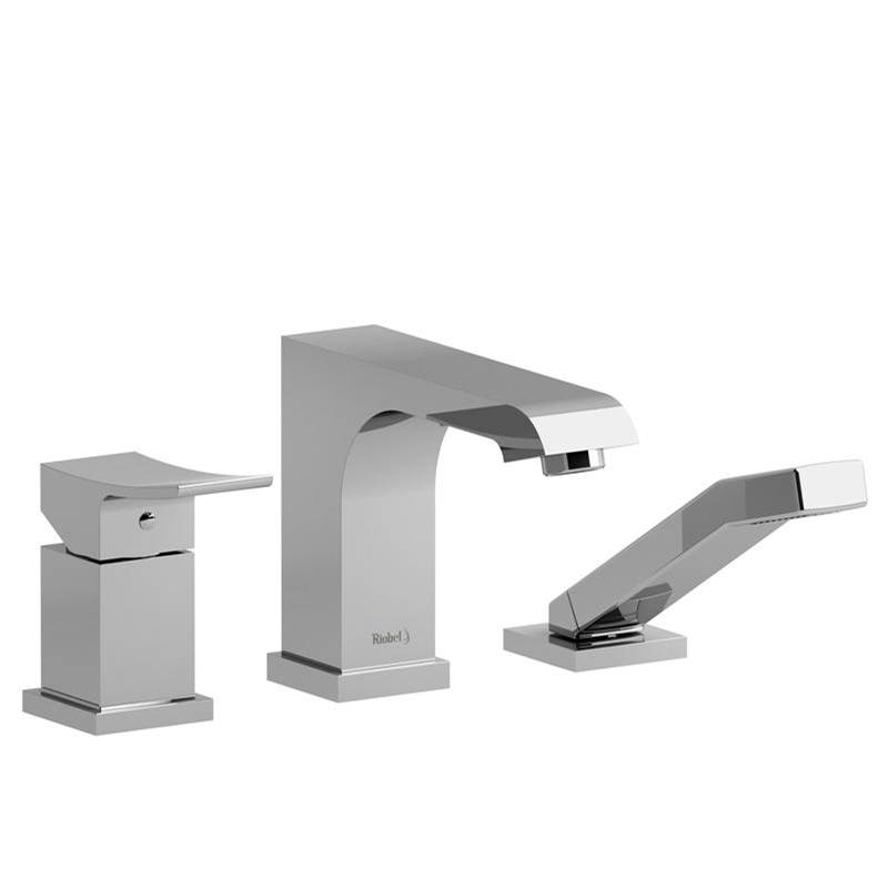 3-piece Type P (pressure balance) deck-mount tub filler with Handshower trim-related