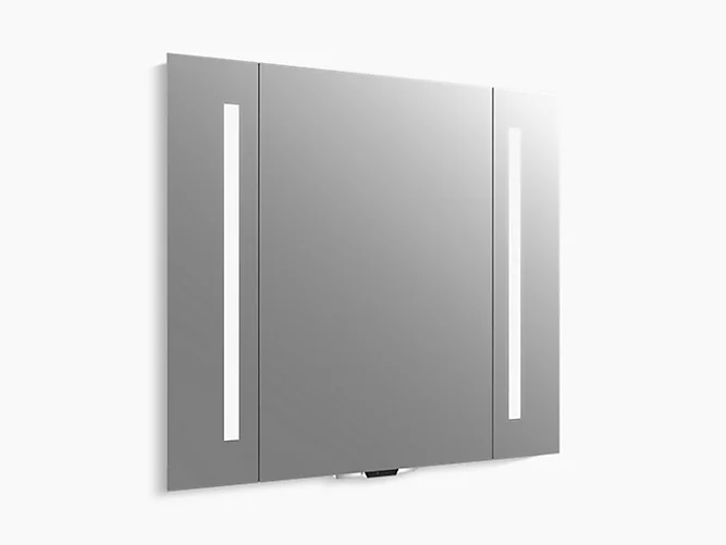 voice lighted mirror with Amazon Alexa, 40" W x 33" H-related