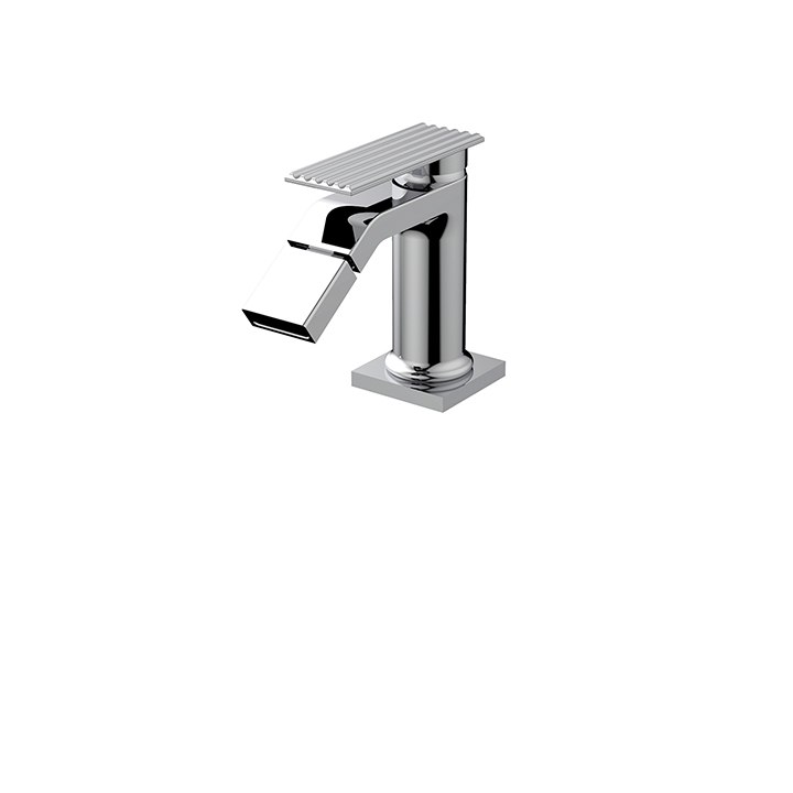 Single-hole bidet faucet with swivel spray-product-view