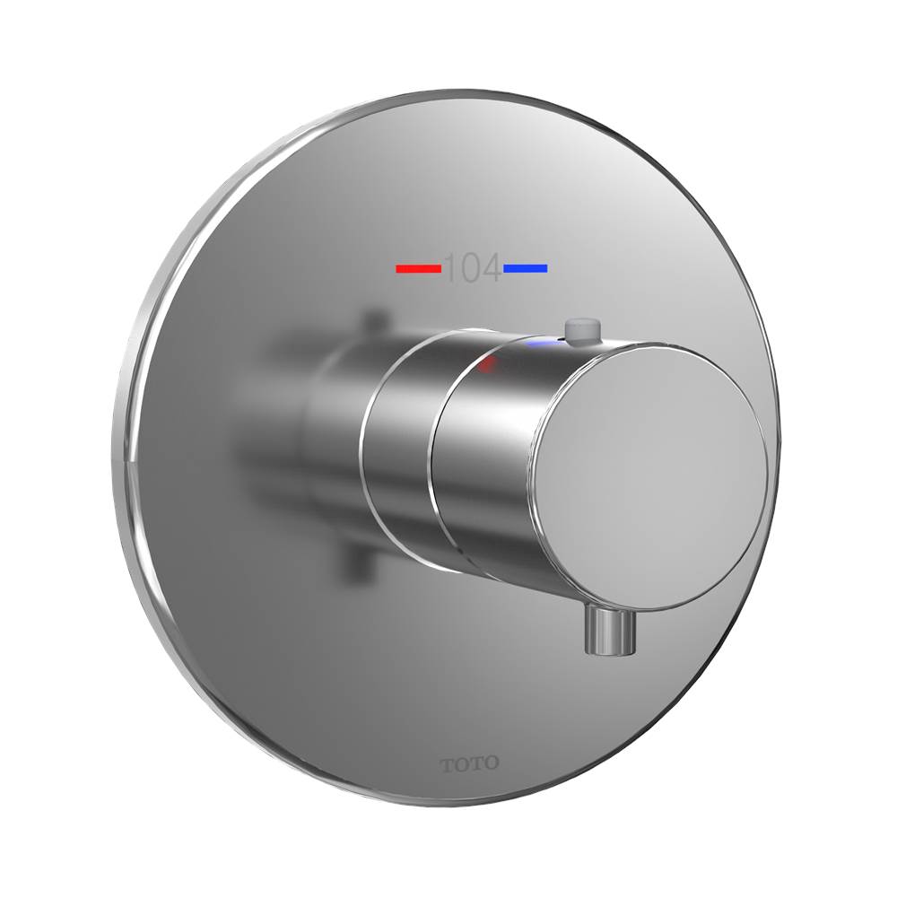 TOTO Round Thermostatic Mixing Valve Shower Trim, Polished Chrome-related