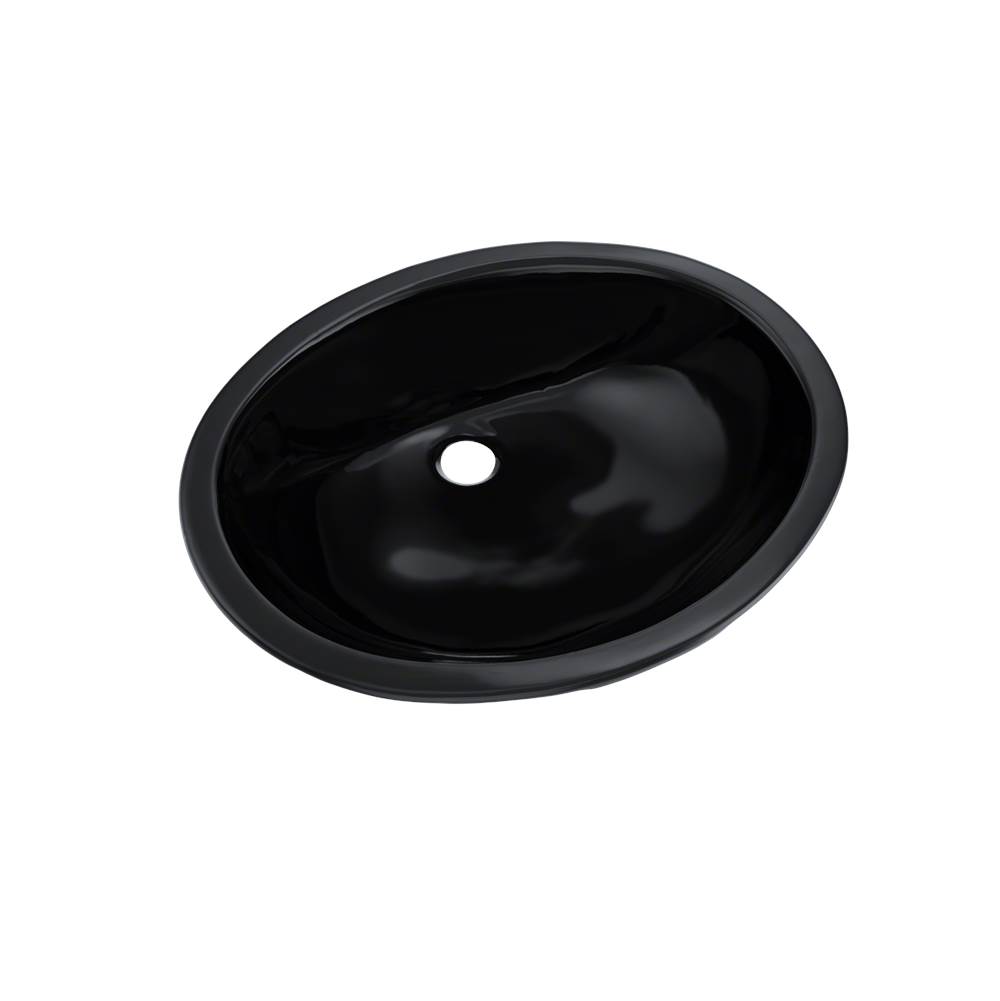 TOTO Rendezvous® Oval Undermount Bathroom Sink, Ebony-shop