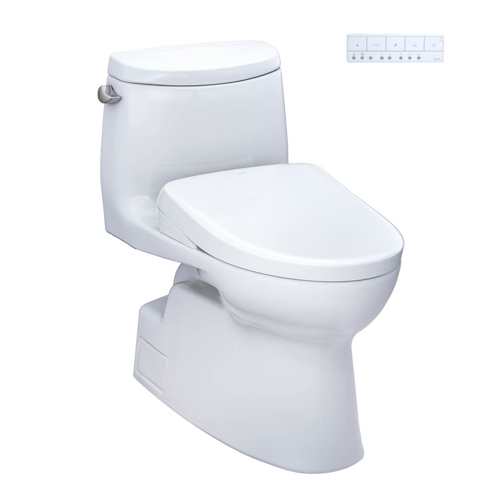 TOTO WASHLET®+ Carlyle® II One-Piece Elongated 1.28 GPF Toilet with Auto Flush WA-related