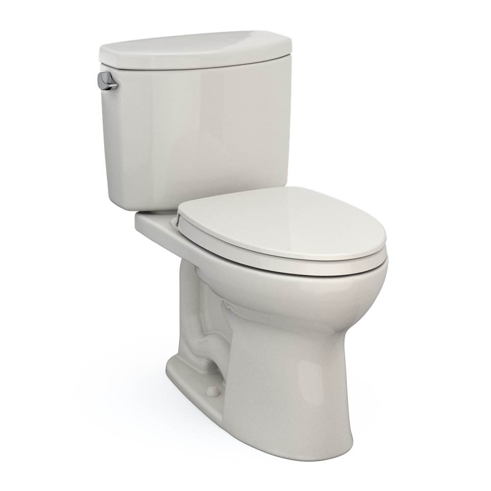 TOTO Drake® II Two-Piece Elongated 1.28 GPF Universal Height Toilet with CEFIONTE-related