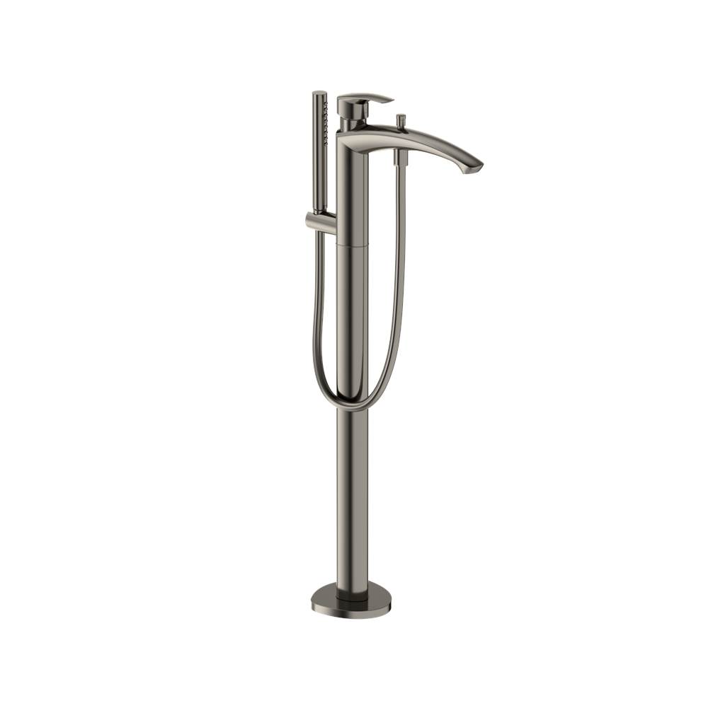 TOTO GM Single-Handle Free Standing Tub Filler with Handshower, Polished Nickel-related