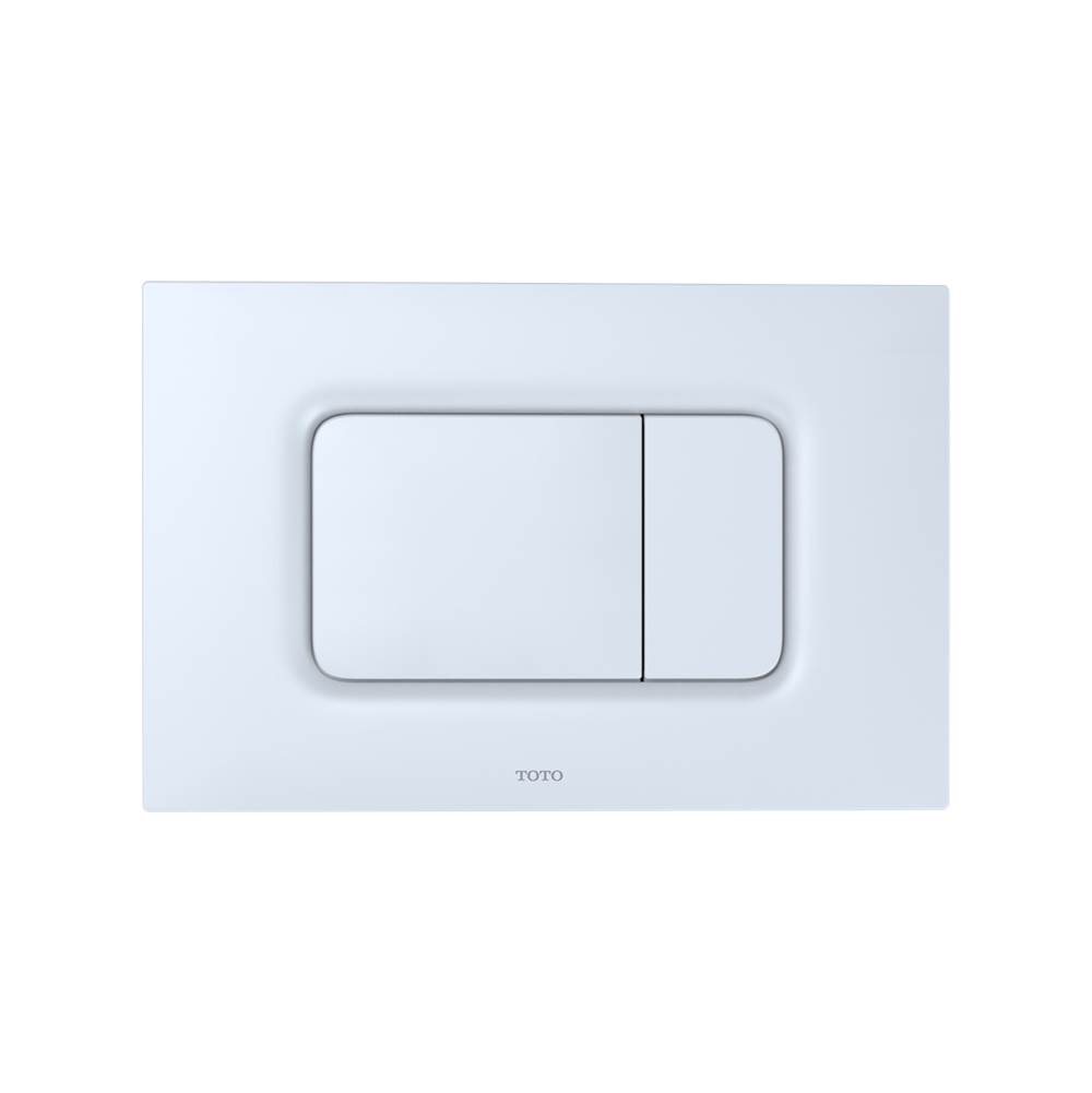 TOTO Dual Flush Rectangle Push Button Plate for Select DuoFit In-Wall Tank Unit, -related