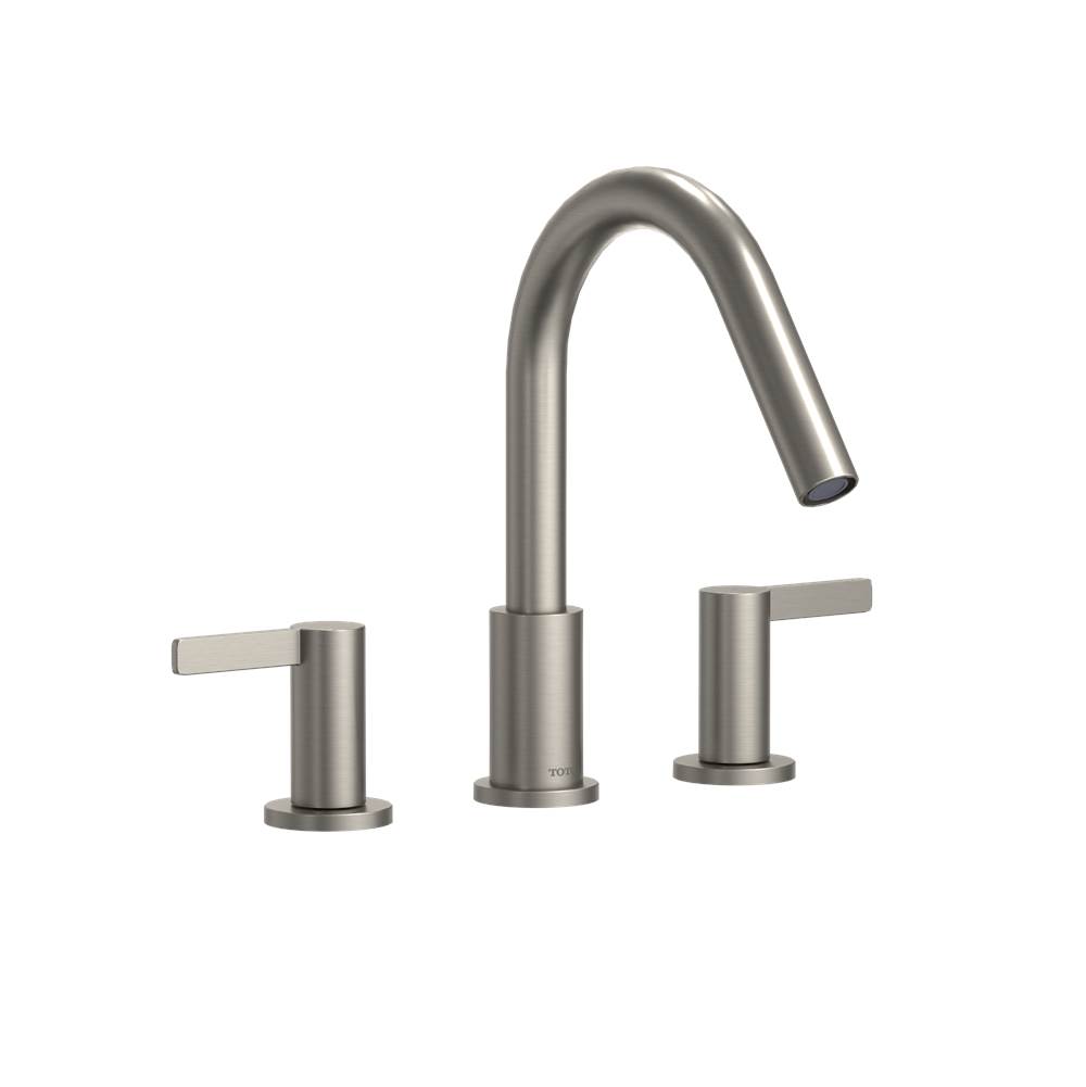 TOTO GF Two Lever Handle Deck-Mount Roman Tub Filler Trim, Brushed Nickel-related