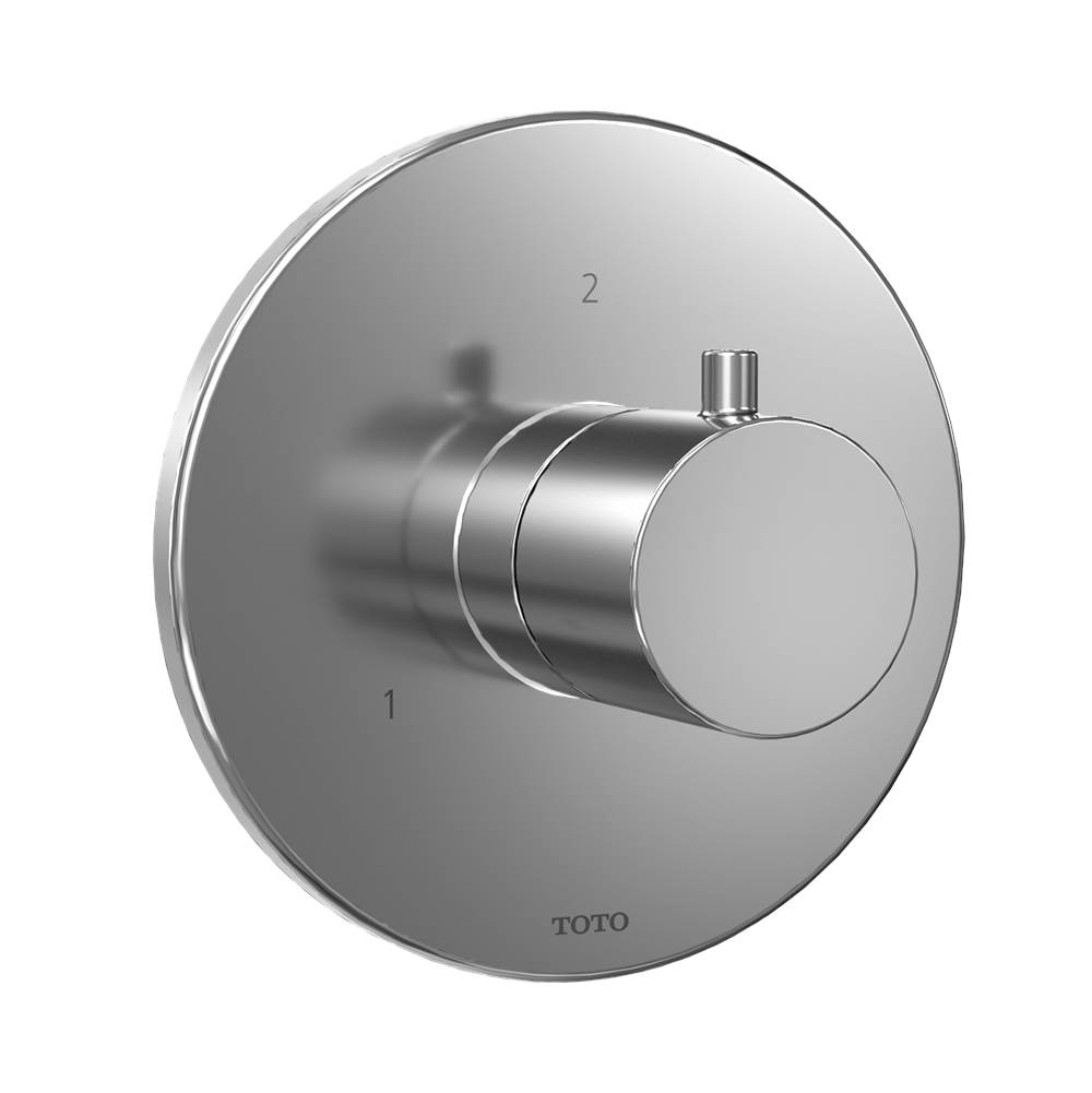 TOTO Round Two-Way Diverter Shower Trim, Polished Chrome-shop