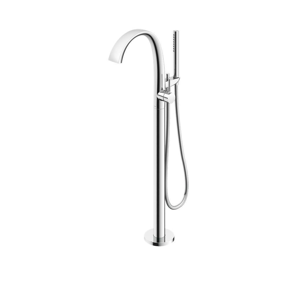 TOTO ZN Single-Handle Freestanding Tub Filler Faucet with 1.75 GPM Handshower, Po-shop