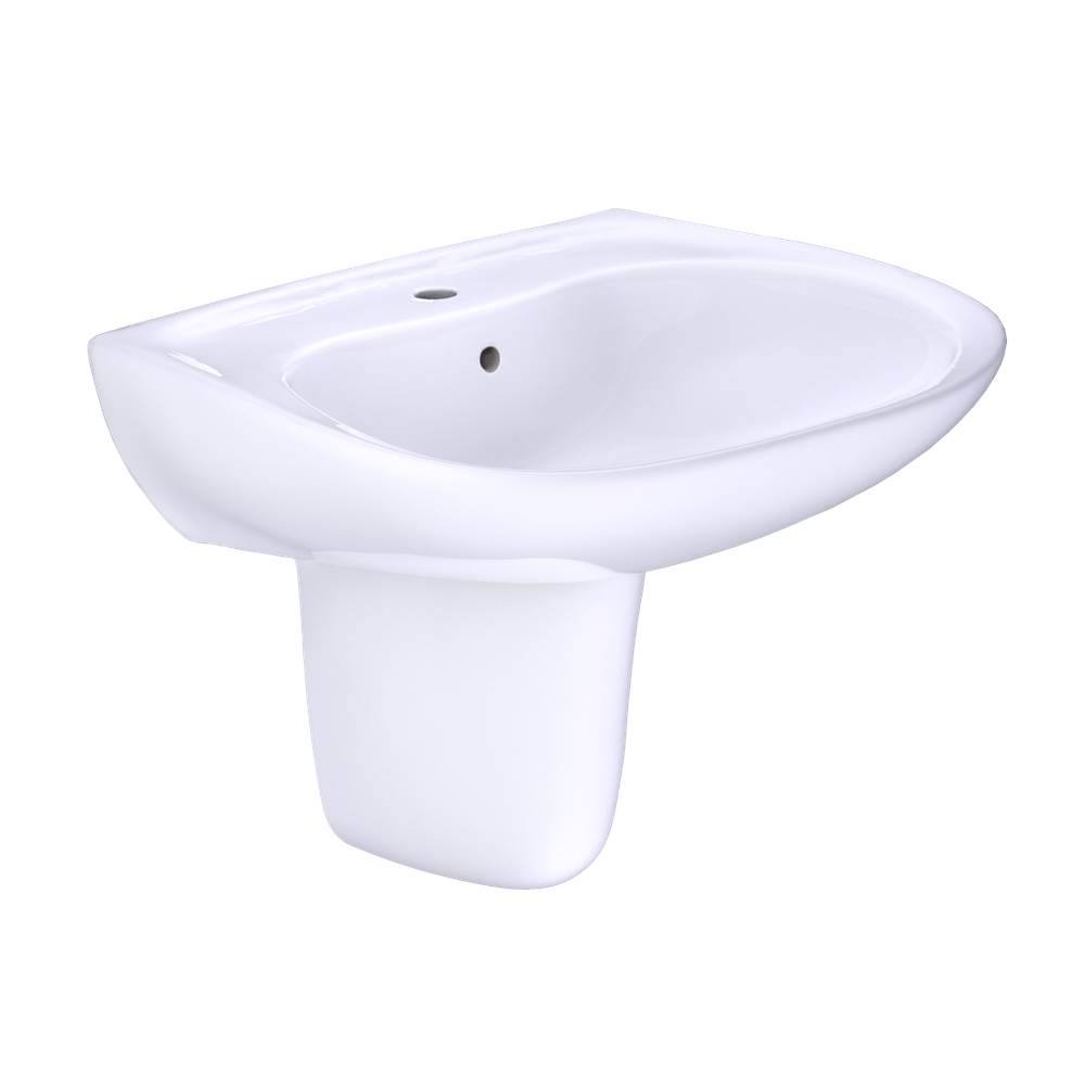TOTO Prominence® Oval Wall-Mount Bathroom Sink with CeFiONtect™ and Shroud for Si-shop
