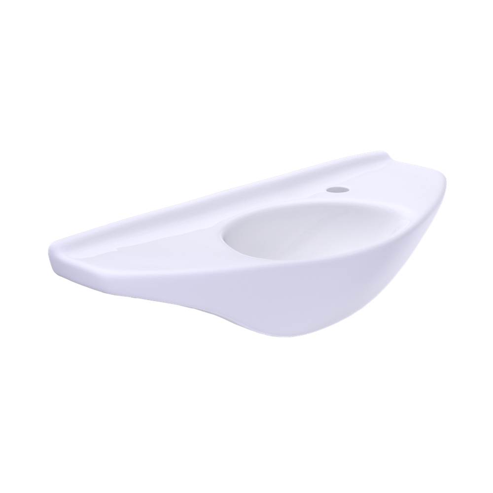TOTO Oval Wall-Mount Bathroom Sink with CEFIONTECT, Cotton White-related