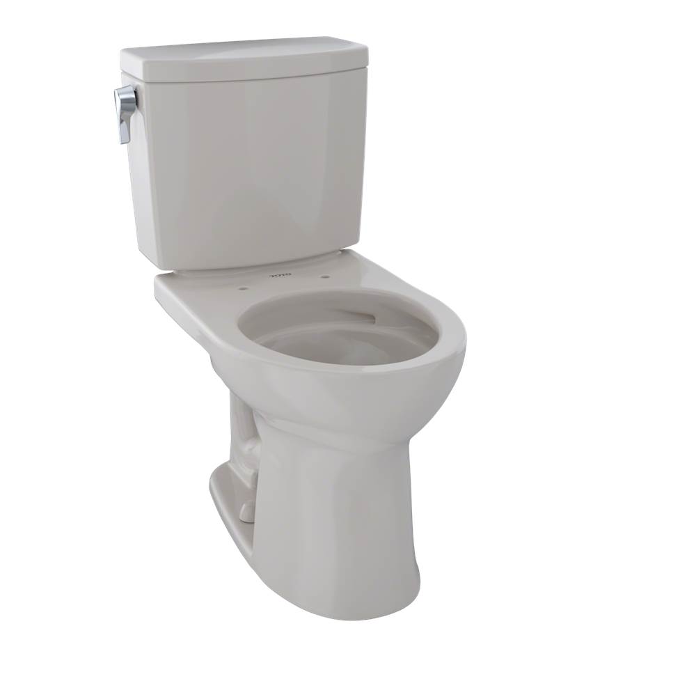 TOTO Drake® II 1G® Two-Piece Round 1.0 GPF Universal Height Toilet with CEFIONTEC-shop