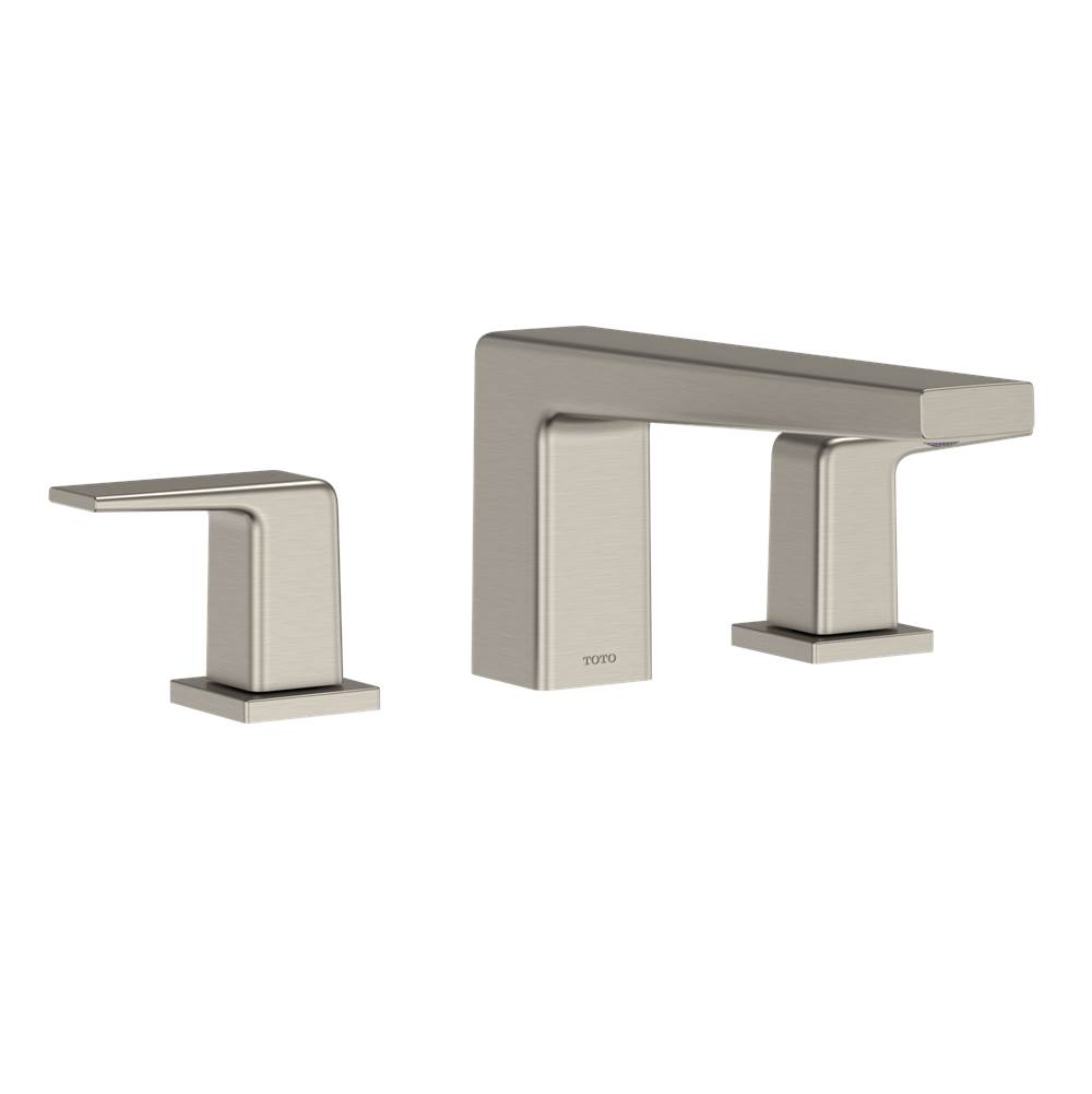 TOTO GB Two-Handle Deck-Mount Roman Tub Filler Trim, Brushed Nickel-shop