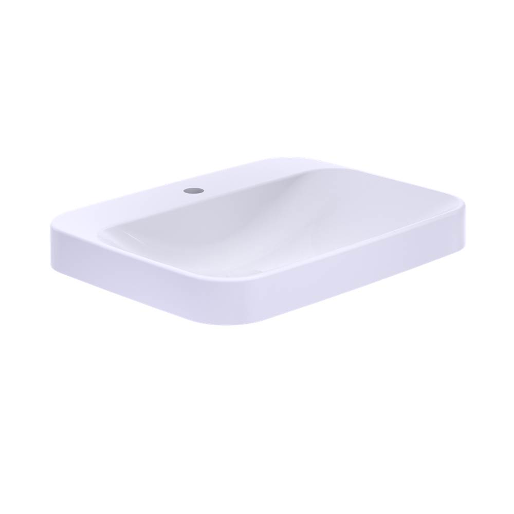 TOTO Arvina™ Rectangular 23'' Vessel Bathroom Sink with CEFIONTECT for Single Hol-related