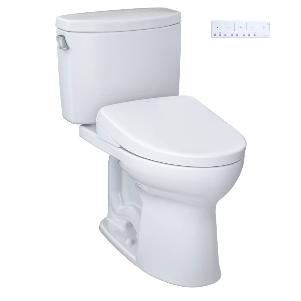 TOTO WASHLET®+ Drake® II Two-Piece Elongated 1.28 GPF Toilet and WASHLET®+ S7 Con-related