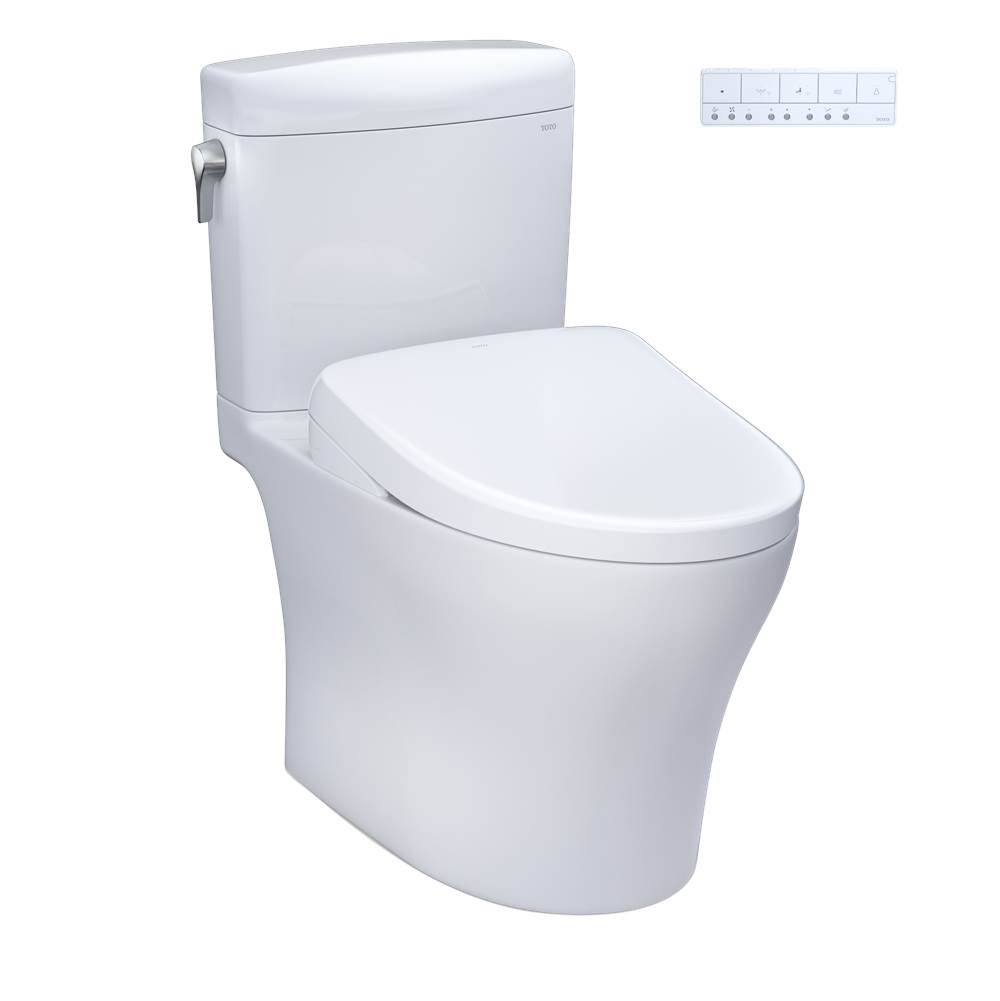 TOTO WASHLET®+ Aquia IV® Cube Two-Piece Elongated Dual Flush 1.28 and 0.9 GPF Toi-related