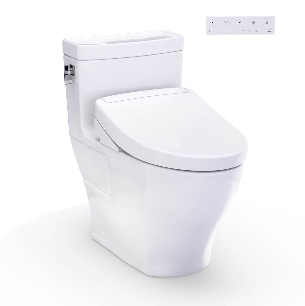 TOTO WASHLET+® Legato One-Piece Elongated 1.28 GPF Toilet and WASHLET S5 Bidet Se-related