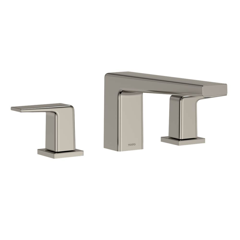 TOTO GB Two-Handle Deck-Mount Roman Tub Filler Trim, Polished Nickel-shop
