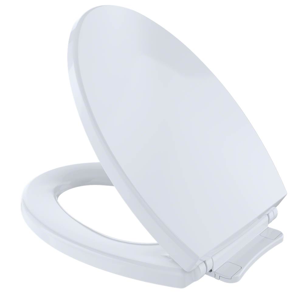 TOTO SoftClose® Slow Close Elongated Toilet Seat and Lid, Cotton White-shop