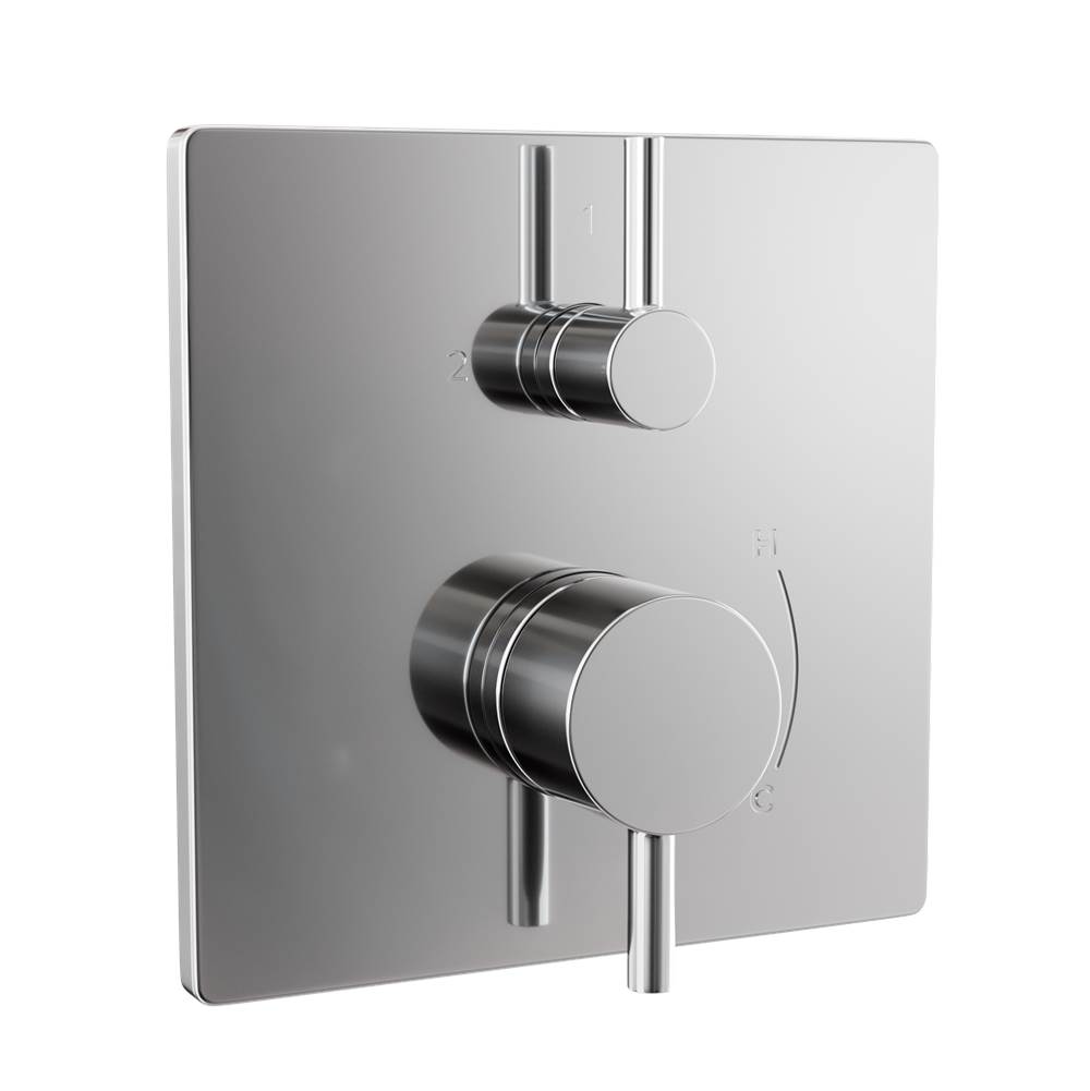 TOTO Square Pressure Balance Valve with Diverter Trim, Polished Chrome-related