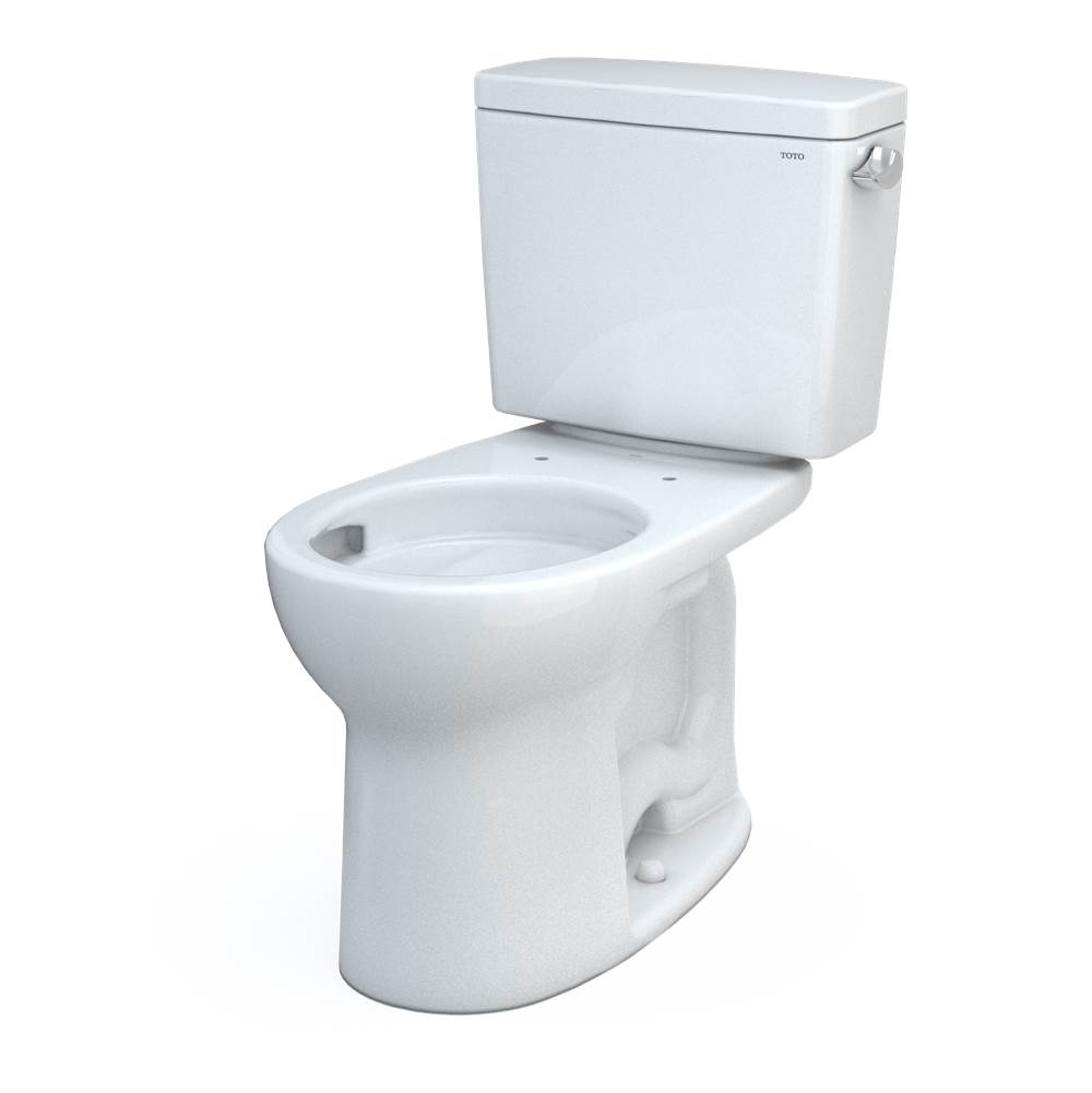 TOTO Drake® Two-Piece Round 1.28 GPF Universal Height TORNADO FLUSH® Toilet with -related