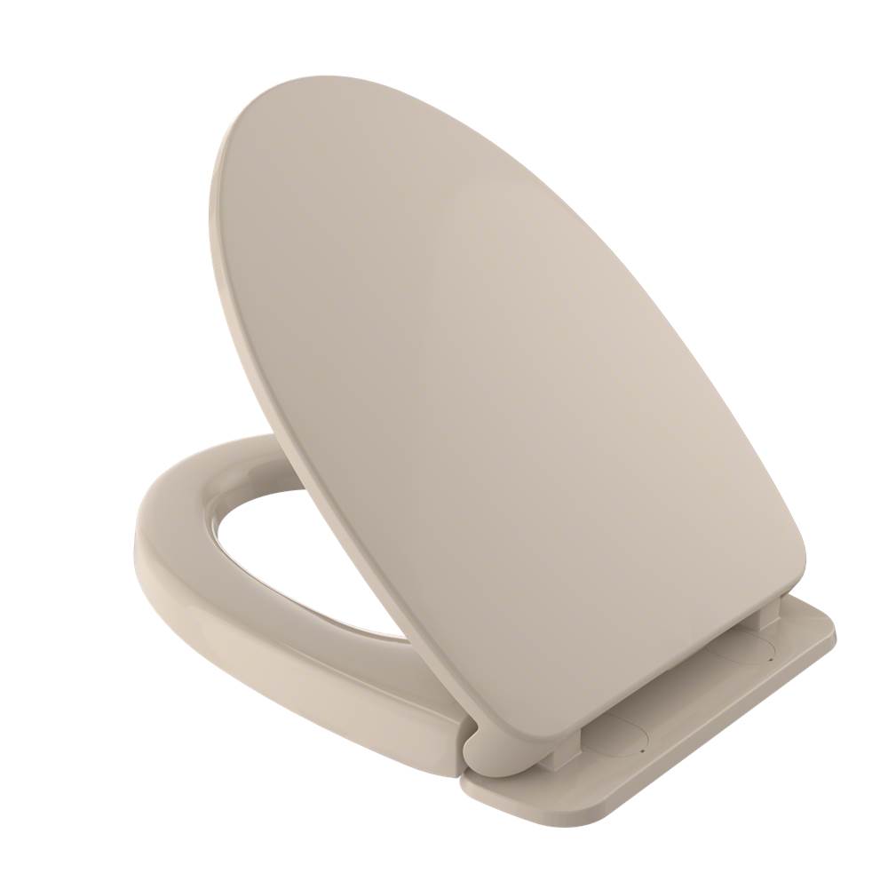 TOTO TOTO SoftClose Slow Close Elongated Toilet Seat and Lid, Bone-related