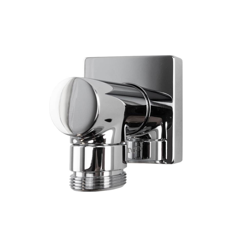TOTO Wall Outlet for Handshower, Square, Polished Chrome-shop