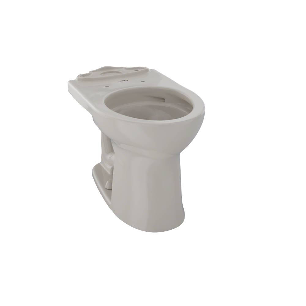 TOTO Drake® II Universal Height Round Toilet Bowl with CEFIONTECT, Bone-related