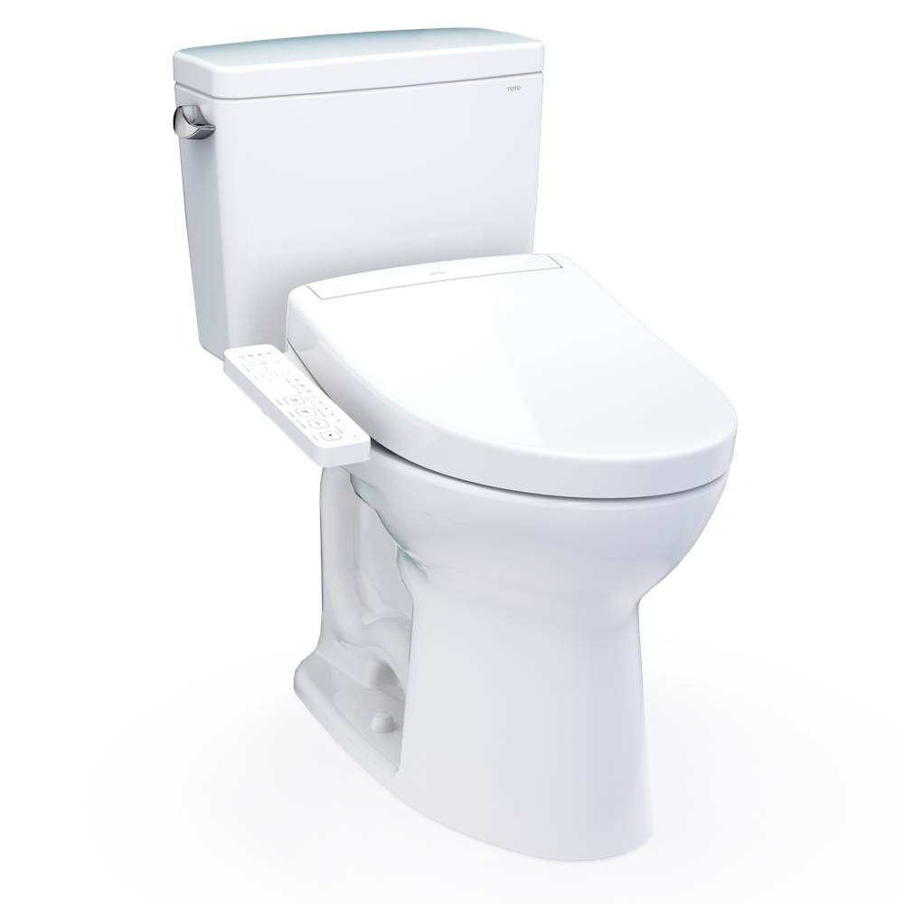 TOTO Drake® WASHLET®+ Two-Piece Elongated 1.28 GPF Universal Height TORNADO FLUSH-related