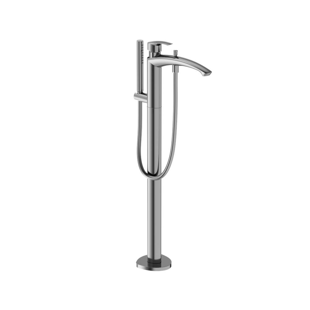 TOTO GM Single-Handle Free Standing Tub Filler with Handshower, Polished Chrome-related