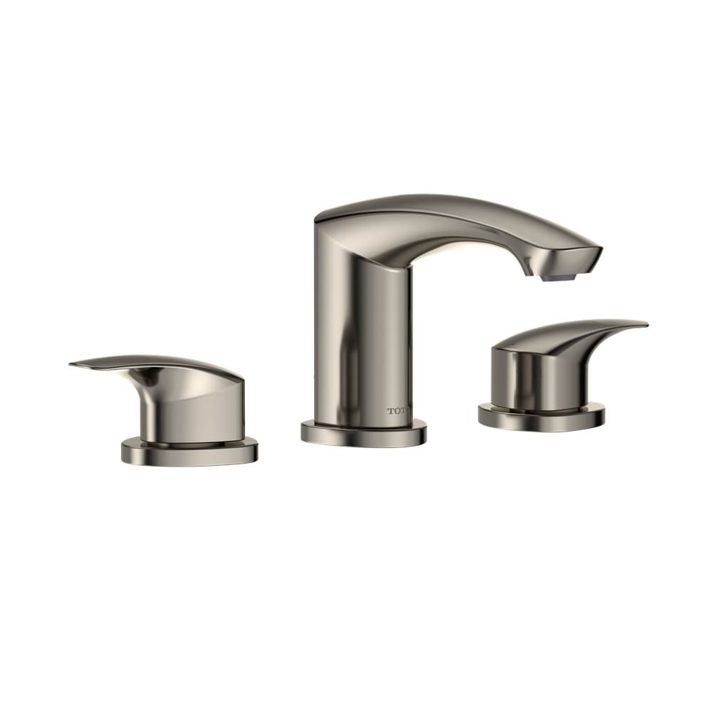 TOTO GM 1.2 GPM Two Handle Widespread Bathroom Sink Faucet, Polished Nickel-shop