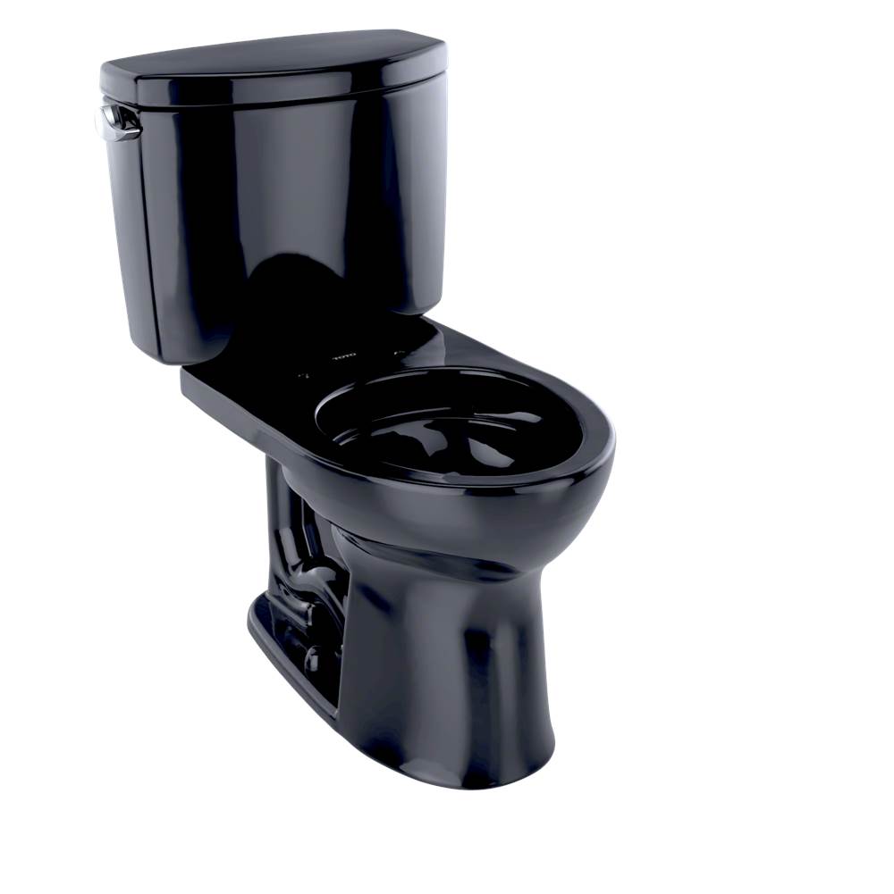 TOTO Drake® II Two-Piece Round 1.28 GPF Universal Height Toilet, Ebony-related
