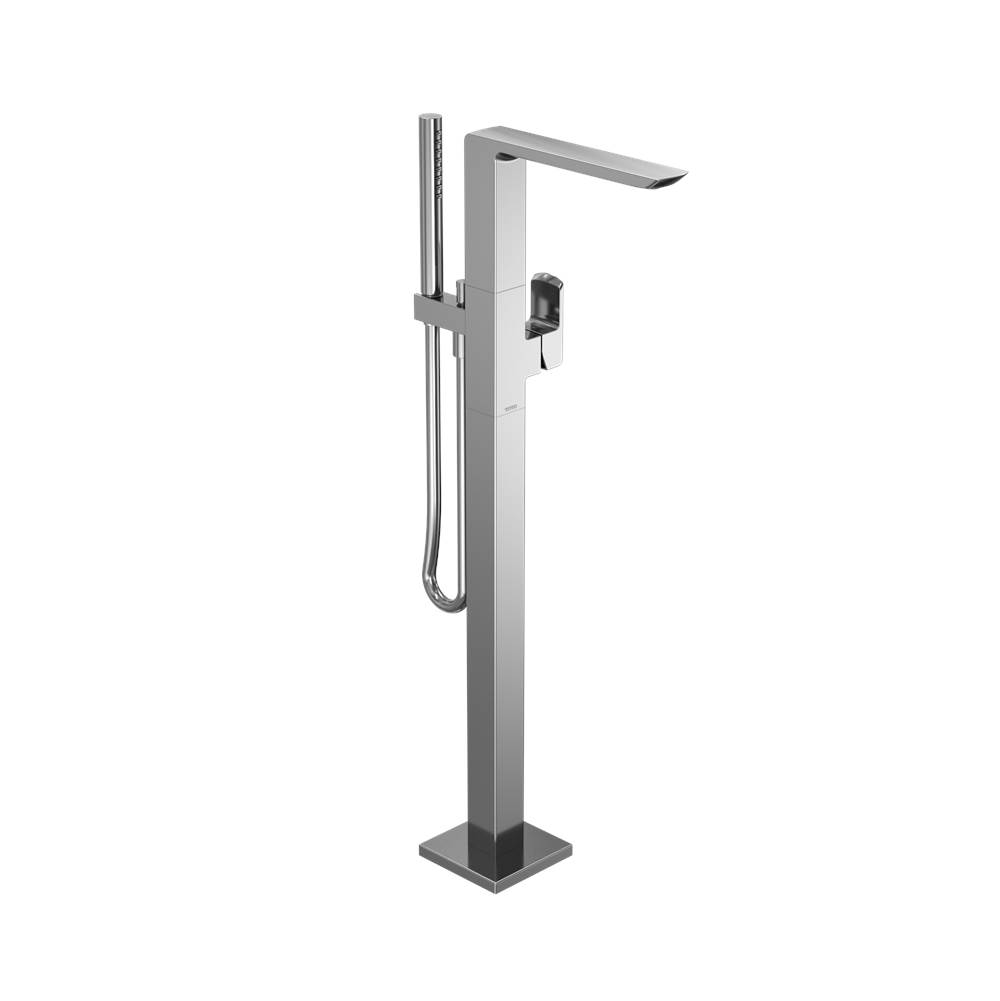 TOTO GR Single-Handle Freestanding Tub Filler Faucet with Handshower, Polished Ch-related
