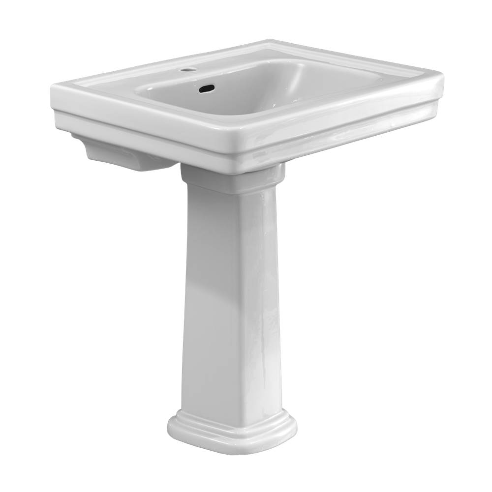 TOTO Promenade® 27-1/2'' x 22-1/4'' Rectangular Pedestal Bathroom Sink for Single-shop