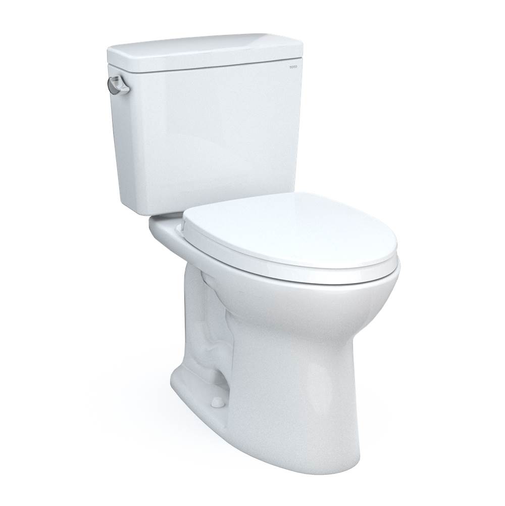 TOTO Drake® Two-Piece Elongated 1.6 GPF Universal Height TORNADO FLUSH® Toilet wi-related