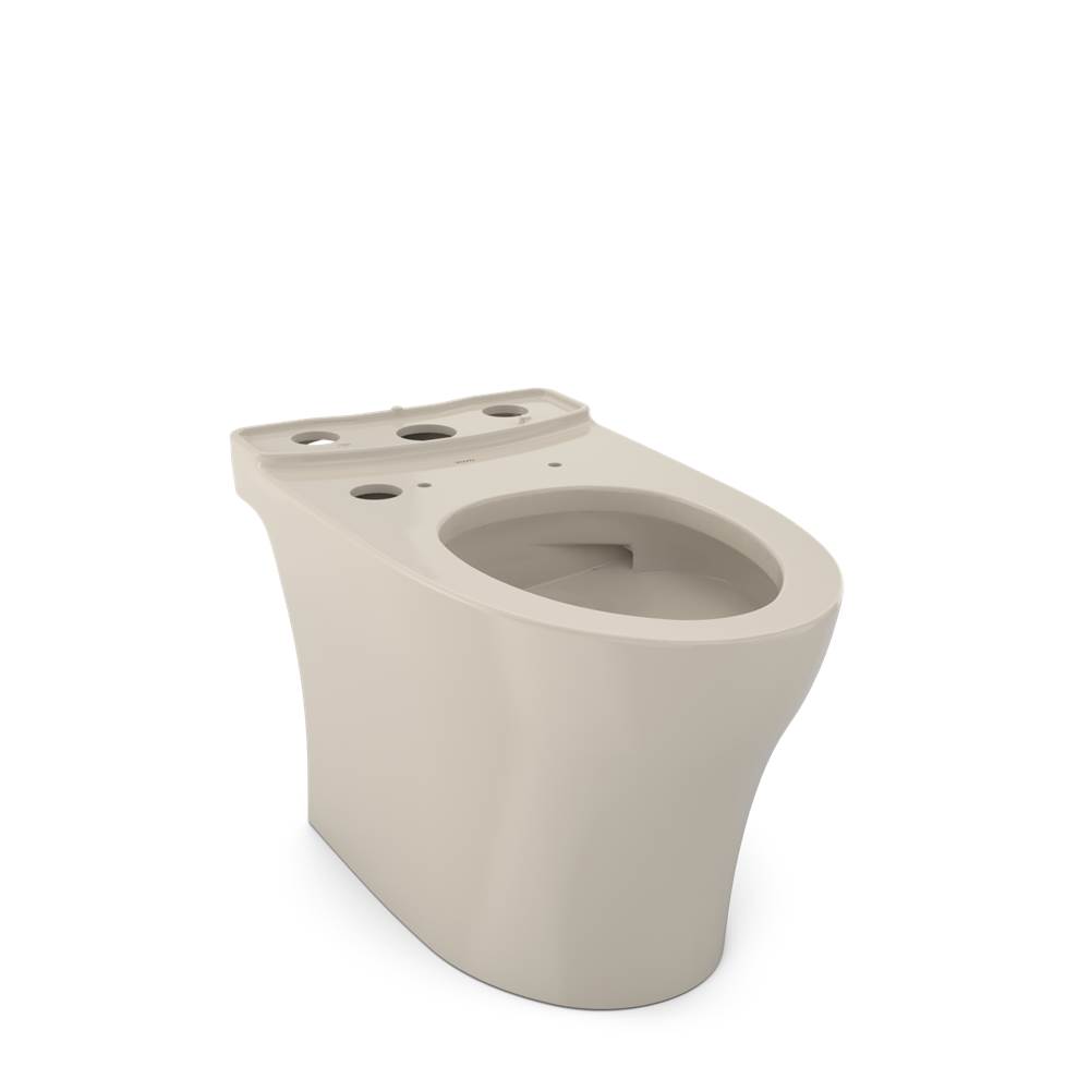 TOTO TOTO Aquia IV WASHLET+ Elongated Skirted Toilet Bowl with CEFIONTECT, Bone-related
