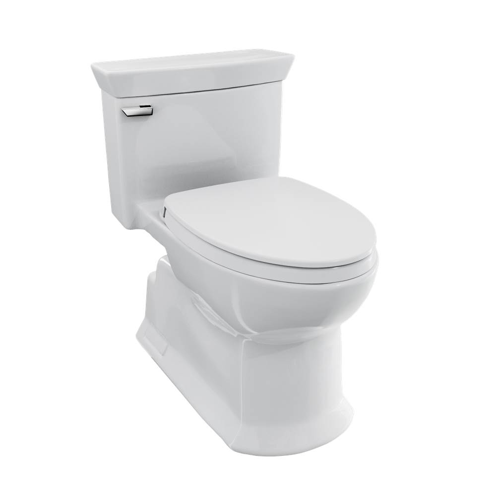 TOTO Soirée® One Piece Elongated 1.28 GPF Universal Height Skirted Toilet with Ce-shop